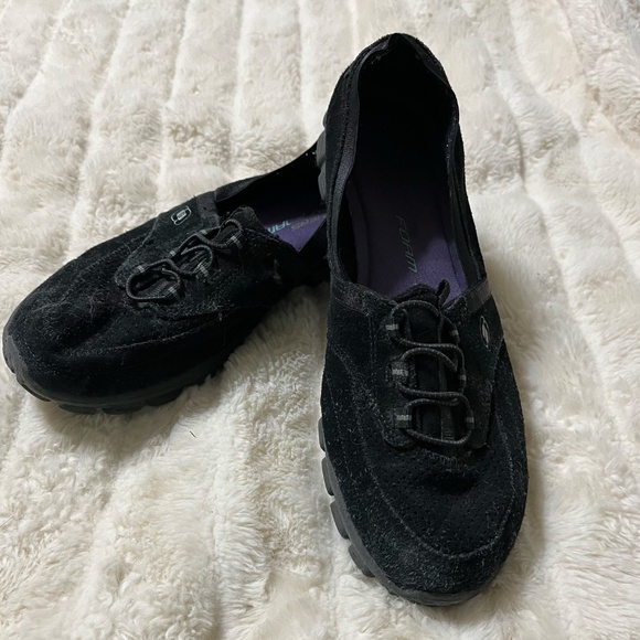 Skecher's women's slip on casual sneaker, black size 9 - Picture 2 of 5